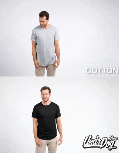 EARTH’S LIFETIME TEE: HEMP. BAMBOO. NO PFAS. GRIPS ARMS. HIDES GUT.